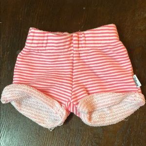 Disney Baby Pink Striped Shorts